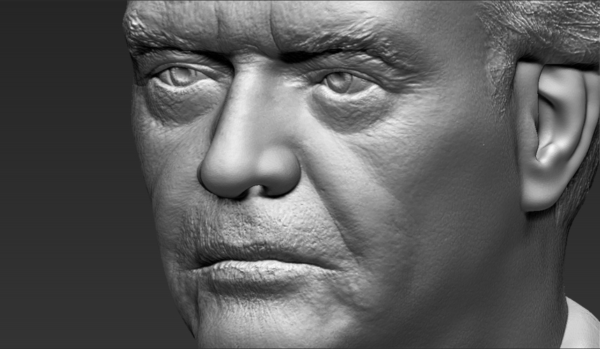 Jack Nicholson bust 3D printing ready stl obj formats 3D Print 273971