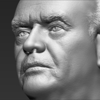 Jack Nicholson bust 3D printing ready stl obj formats - Thumbnail 18