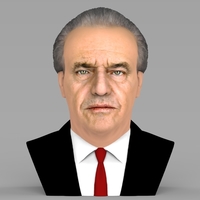 Jack Nicholson bust ready for full color 3D printing - Thumbnail 1