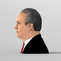 Jack Nicholson bust ready for full color 3D printing - Thumbnail 4