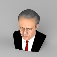 Jack Nicholson bust ready for full color 3D printing - Thumbnail 7