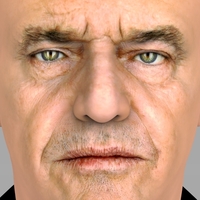 Jack Nicholson bust ready for full color 3D printing - Thumbnail 8