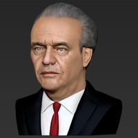 Jack Nicholson bust ready for full color 3D printing - Thumbnail 11