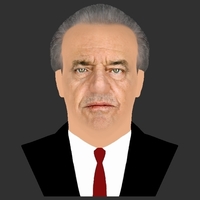 Jack Nicholson bust ready for full color 3D printing - Thumbnail 12