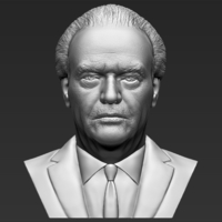 Jack Nicholson bust ready for full color 3D printing - Thumbnail 13