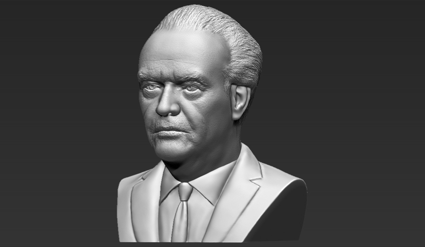 Jack Nicholson bust ready for full color 3D printing 3D Print 273992