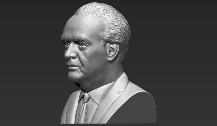 Jack Nicholson bust ready for full color 3D printing 3D Print 273993