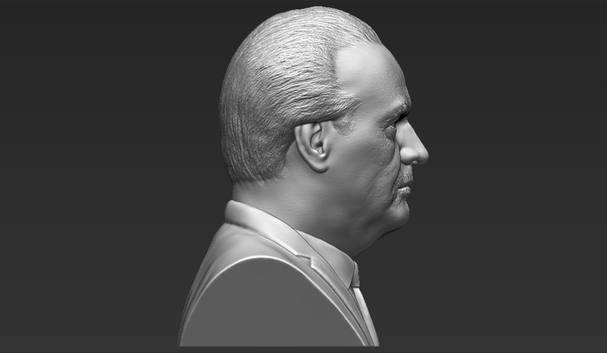 Jack Nicholson bust ready for full color 3D printing 3D Print 273994
