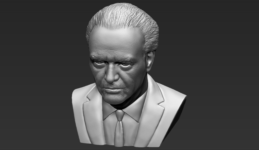 Jack Nicholson bust ready for full color 3D printing 3D Print 273997