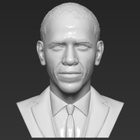 Small Barack Obama bust 3D printing ready stl obj formats 3D Printing 274003