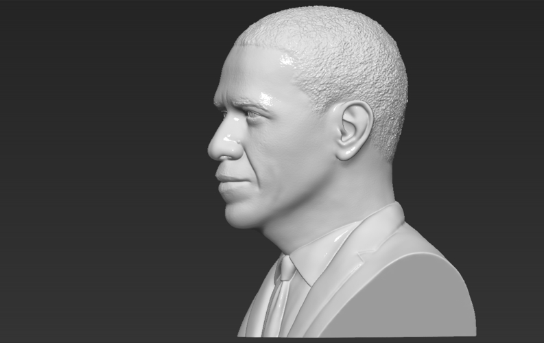 Barack Obama bust 3D printing ready stl obj formats 3D Print 274006