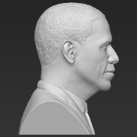 Barack Obama bust 3D printing ready stl obj formats - Thumbnail 9