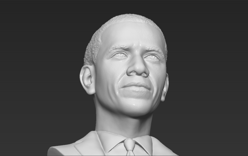 Barack Obama bust 3D printing ready stl obj formats 3D Print 274018
