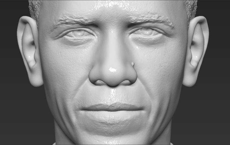 Barack Obama bust 3D printing ready stl obj formats 3D Print 274019