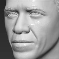 Barack Obama bust 3D printing ready stl obj formats - Thumbnail 18