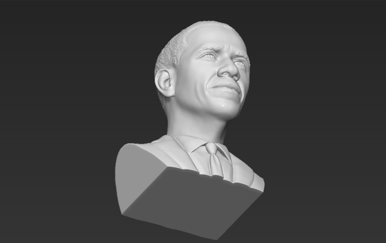 Barack Obama bust 3D printing ready stl obj formats 3D Print 274022