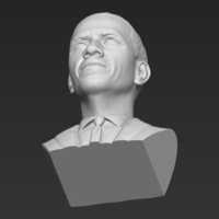 Barack Obama bust 3D printing ready stl obj formats - Thumbnail 21