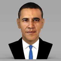 Small Barack Obama bust ready for full color 3D printing 3D Printing 274026