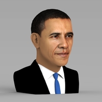 Barack Obama bust ready for full color 3D printing - Thumbnail 5