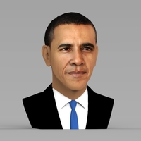 Barack Obama bust ready for full color 3D printing - Thumbnail 6