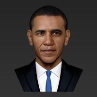 Barack Obama bust ready for full color 3D printing - Thumbnail 9