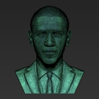 Barack Obama bust ready for full color 3D printing - Thumbnail 23