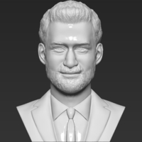 Small Prince Harry bust 3D printing ready stl obj formats 3D Printing 274050