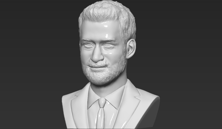 Prince Harry bust 3D printing ready stl obj formats 3D Print 274051
