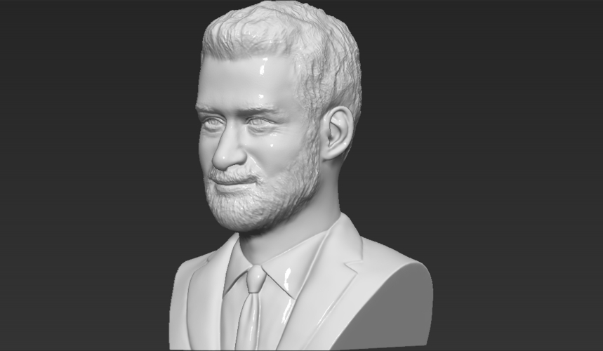 Prince Harry bust 3D printing ready stl obj formats 3D Print 274052