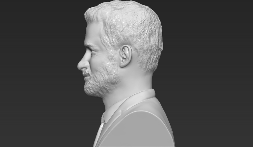 Prince Harry bust 3D printing ready stl obj formats 3D Print 274053