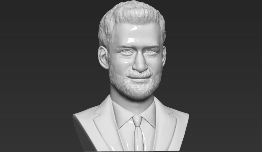 Prince Harry bust 3D printing ready stl obj formats 3D Print 274060