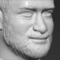 Prince Harry bust 3D printing ready stl obj formats - Thumbnail 16