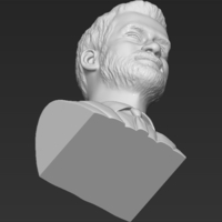 Prince Harry bust 3D printing ready stl obj formats - Thumbnail 18