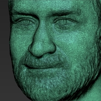 Prince Harry bust 3D printing ready stl obj formats - Thumbnail 22