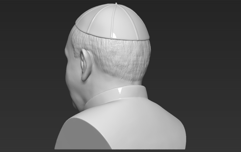 Pope Francis bust 3D printing ready stl obj formats 3D Print 274077