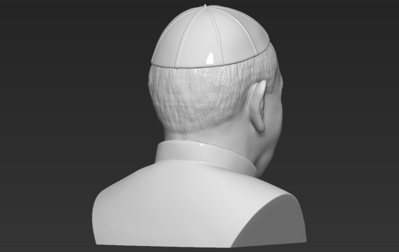 Pope Francis bust 3D printing ready stl obj formats 3D Print 274079