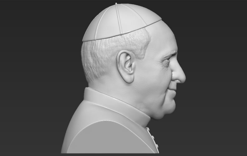 Pope Francis bust 3D printing ready stl obj formats 3D Print 274080