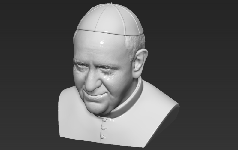 Pope Francis bust 3D printing ready stl obj formats 3D Print 274085