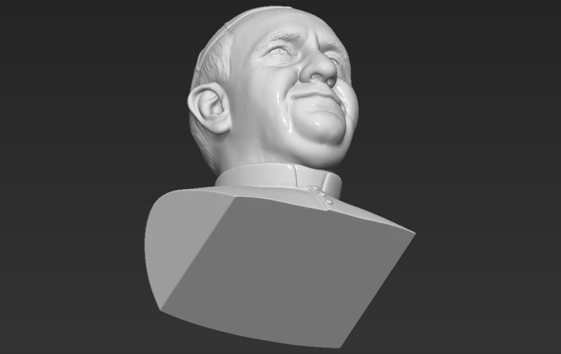 Pope Francis bust 3D printing ready stl obj formats 3D Print 274092