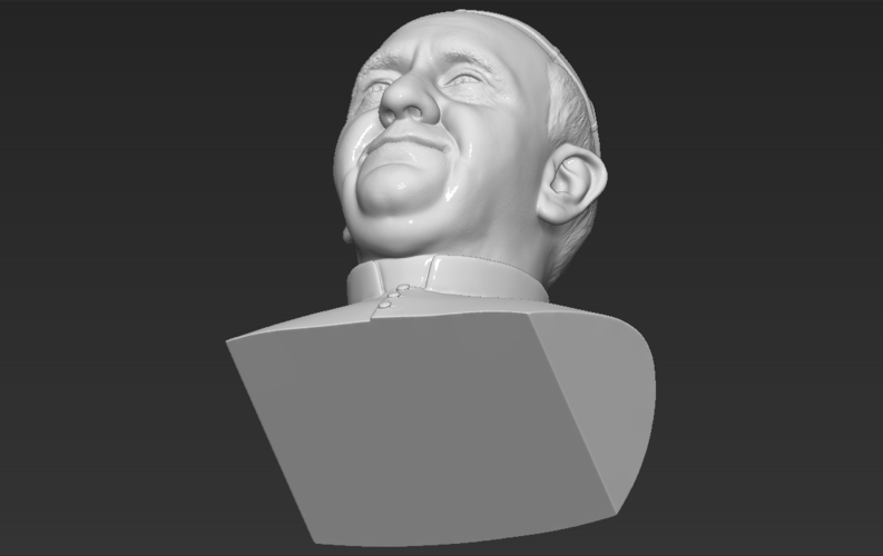 Pope Francis bust 3D printing ready stl obj formats 3D Print 274093