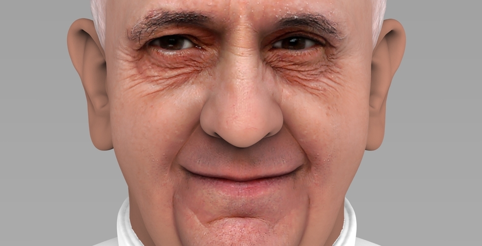 Pope Francis bust ready for full color 3D printing 3D Print 274103