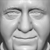Pope Francis bust ready for full color 3D printing - Thumbnail 20