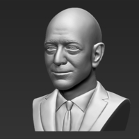 Jeff Bezos bust 3D printing ready stl obj formats - Thumbnail 2