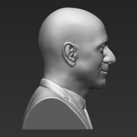 Jeff Bezos bust 3D printing ready stl obj formats - Thumbnail 8