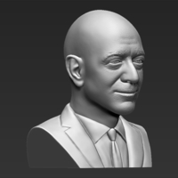 Jeff Bezos bust 3D printing ready stl obj formats - Thumbnail 9