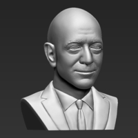 Jeff Bezos bust 3D printing ready stl obj formats - Thumbnail 10