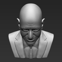 Jeff Bezos bust 3D printing ready stl obj formats - Thumbnail 14