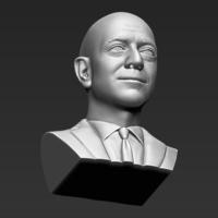 Jeff Bezos bust 3D printing ready stl obj formats - Thumbnail 16
