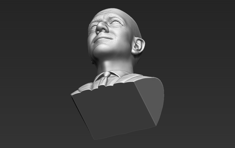 Jeff Bezos bust 3D printing ready stl obj formats 3D Print 274139