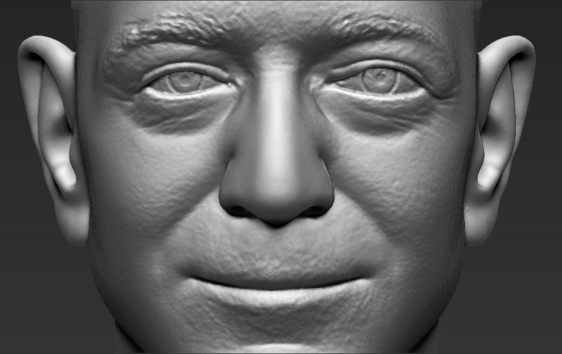 Jeff Bezos bust 3D printing ready stl obj formats 3D Print 274141
